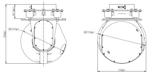 S220TA兩軸三光吊艙